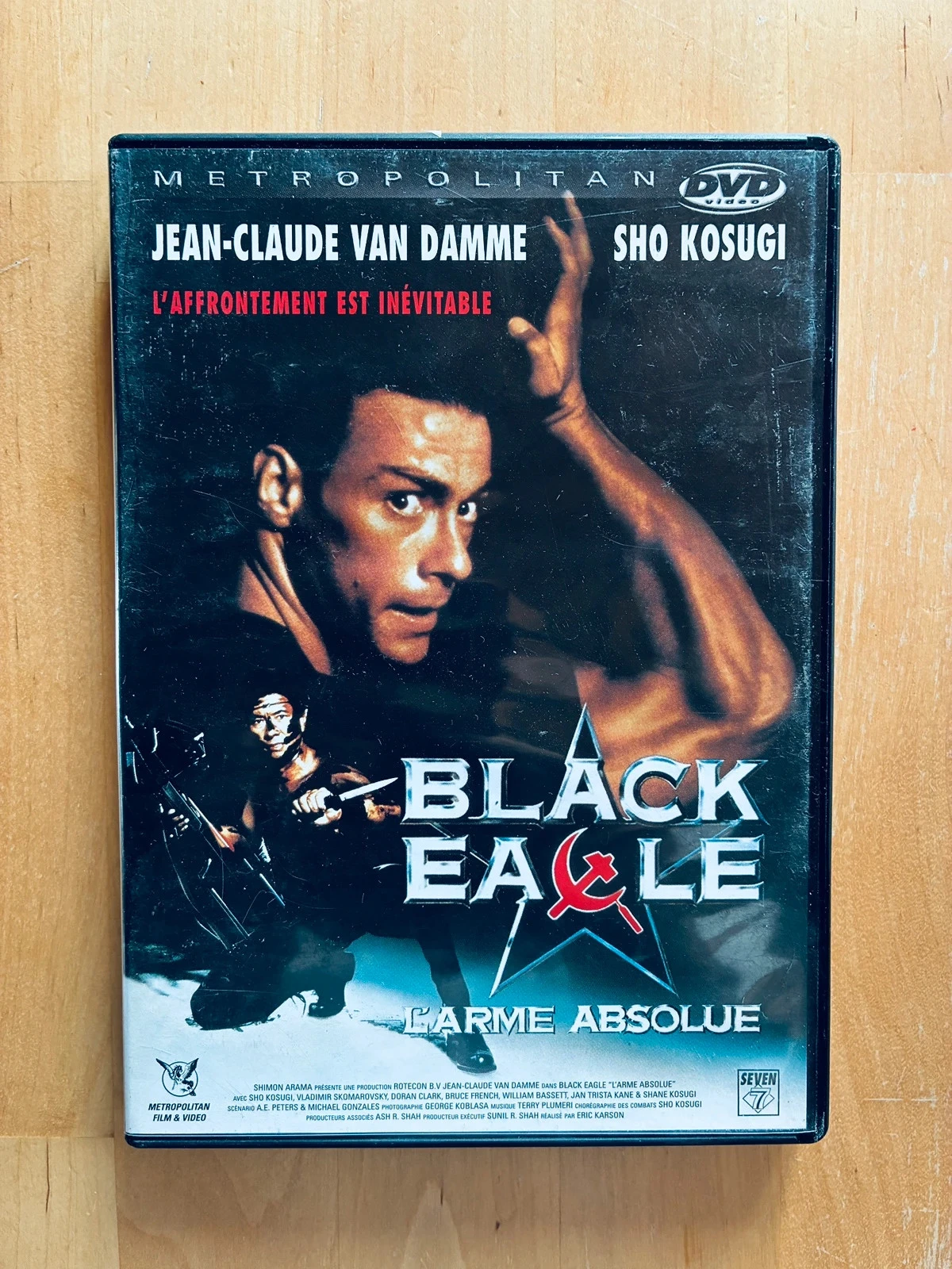 DVD Black Eagle l’arme absolue Jean-Claude Van Damme.